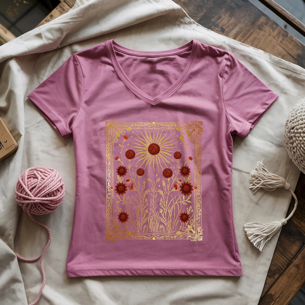 Energy Of Yarn Lady V-neck