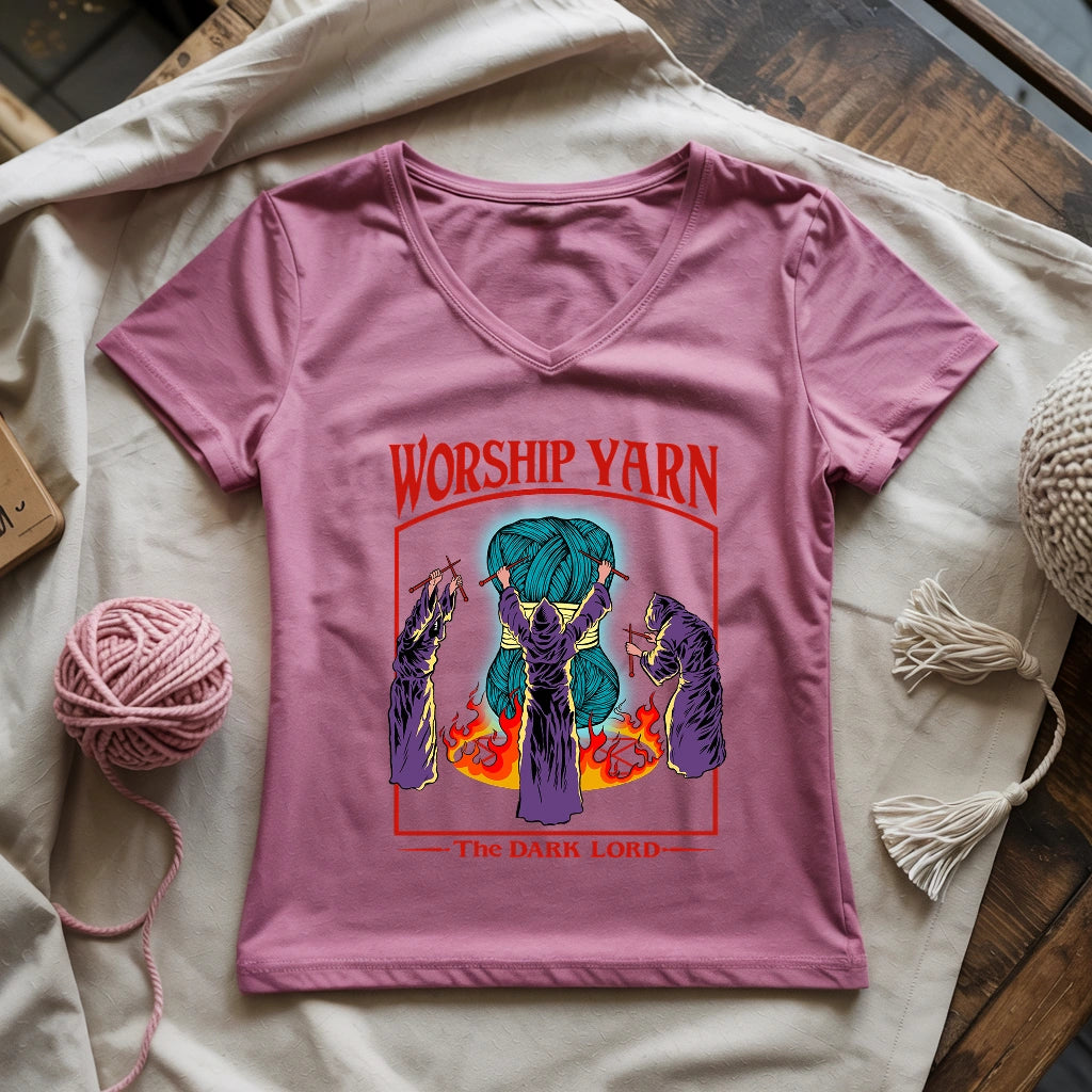 Worship Yarn Lady V-neck