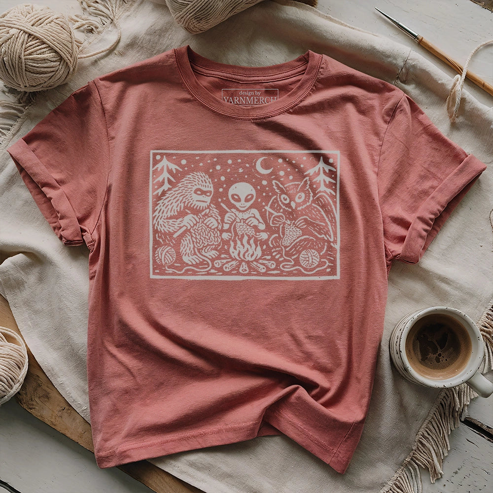Campfire Crochet Club T-shirt