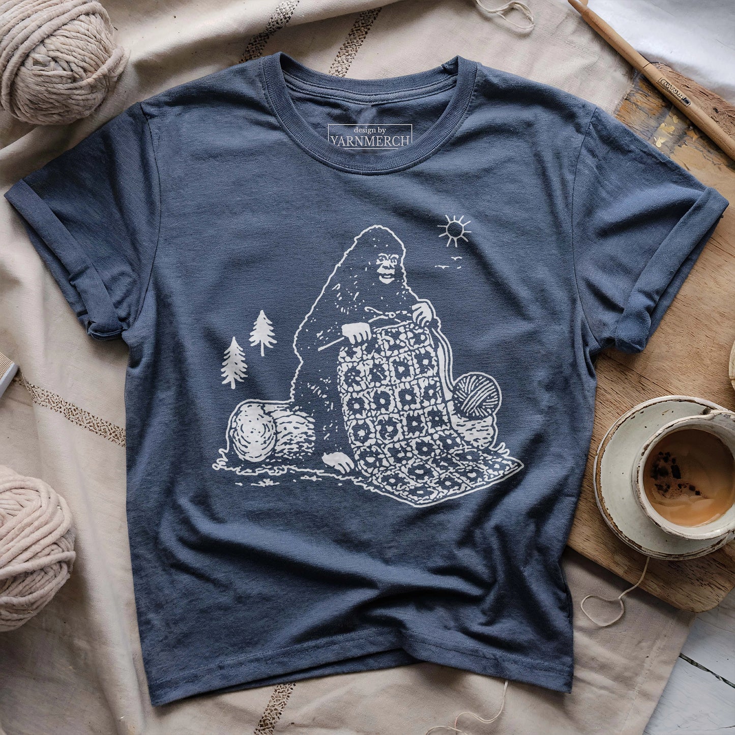 Crochet Bigfoot T-shirt