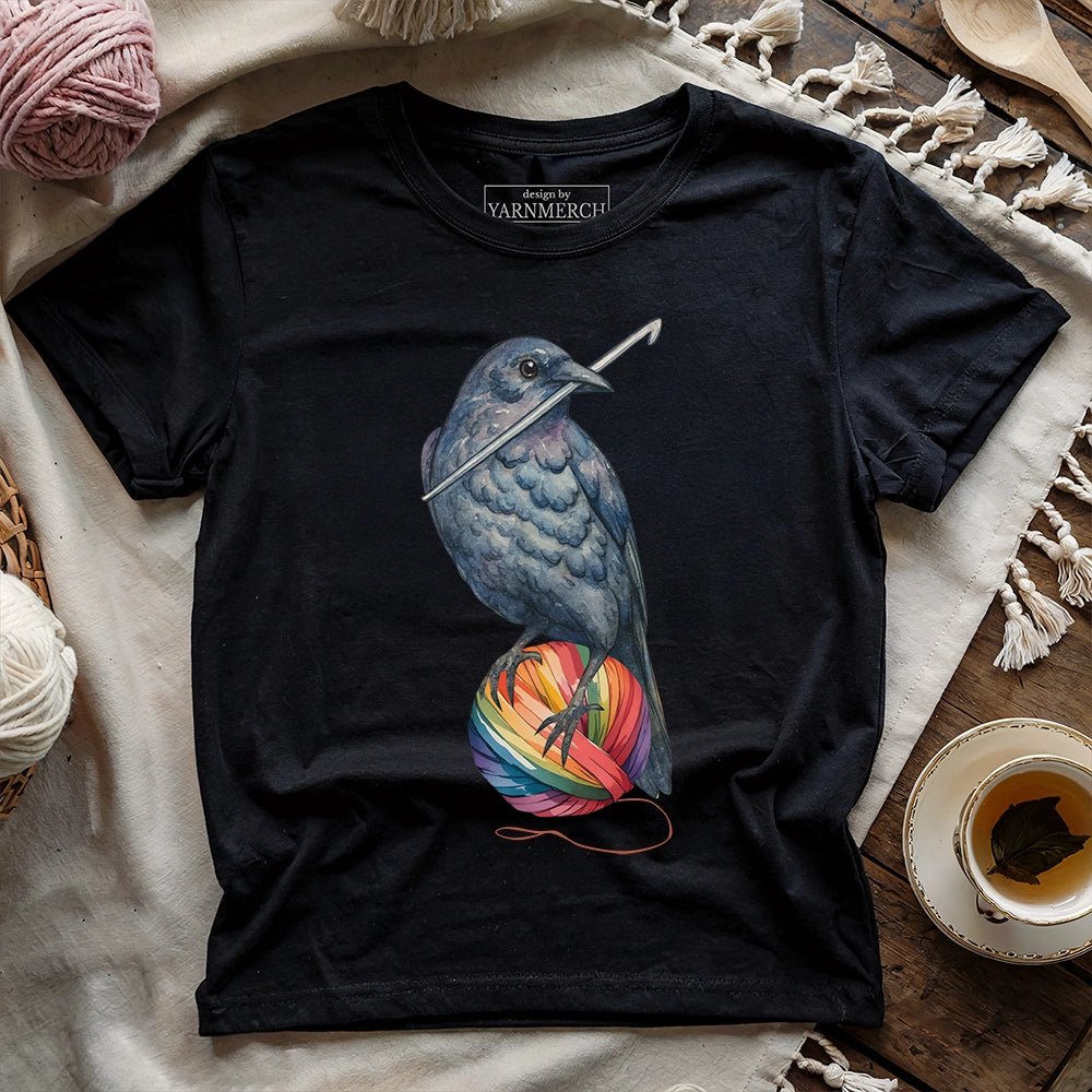 Crochet Crow T-shirt