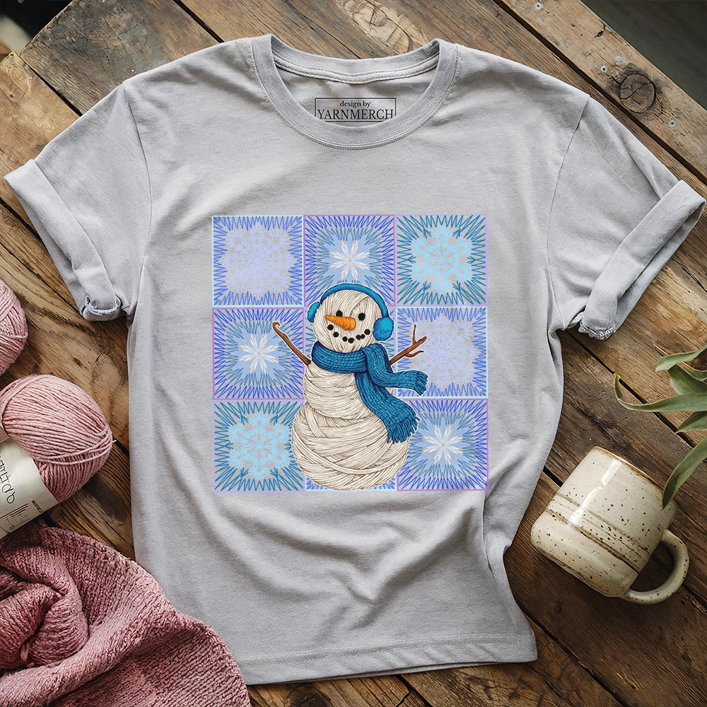 Crochet Snowman T-shirt