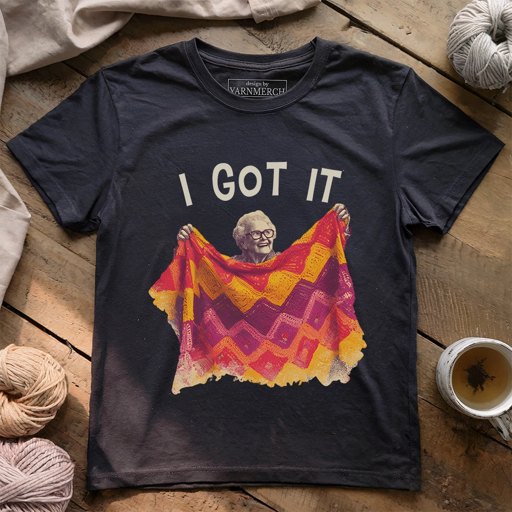 First Crocheting Blanket T-shirt