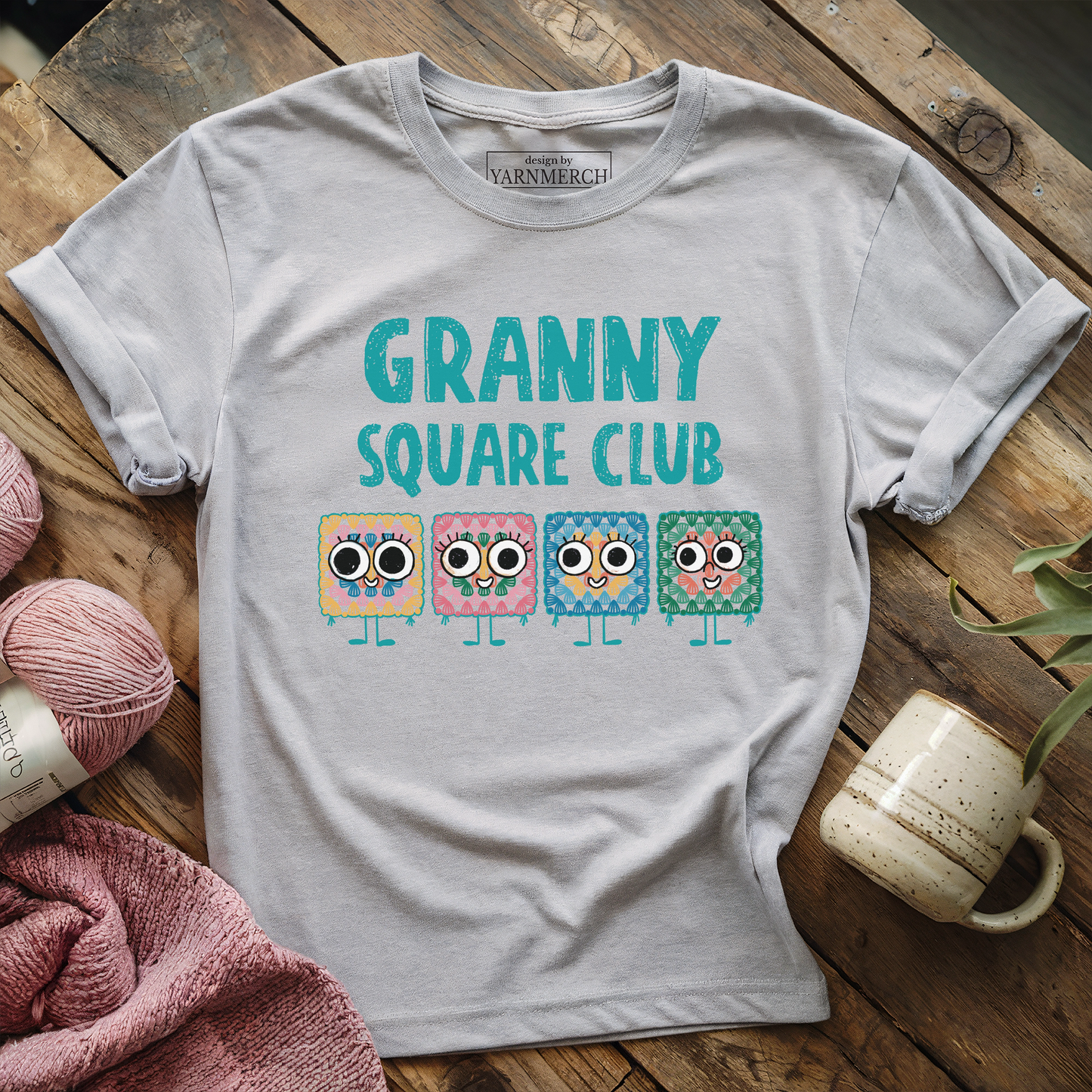 Granny Square Club T-shirt