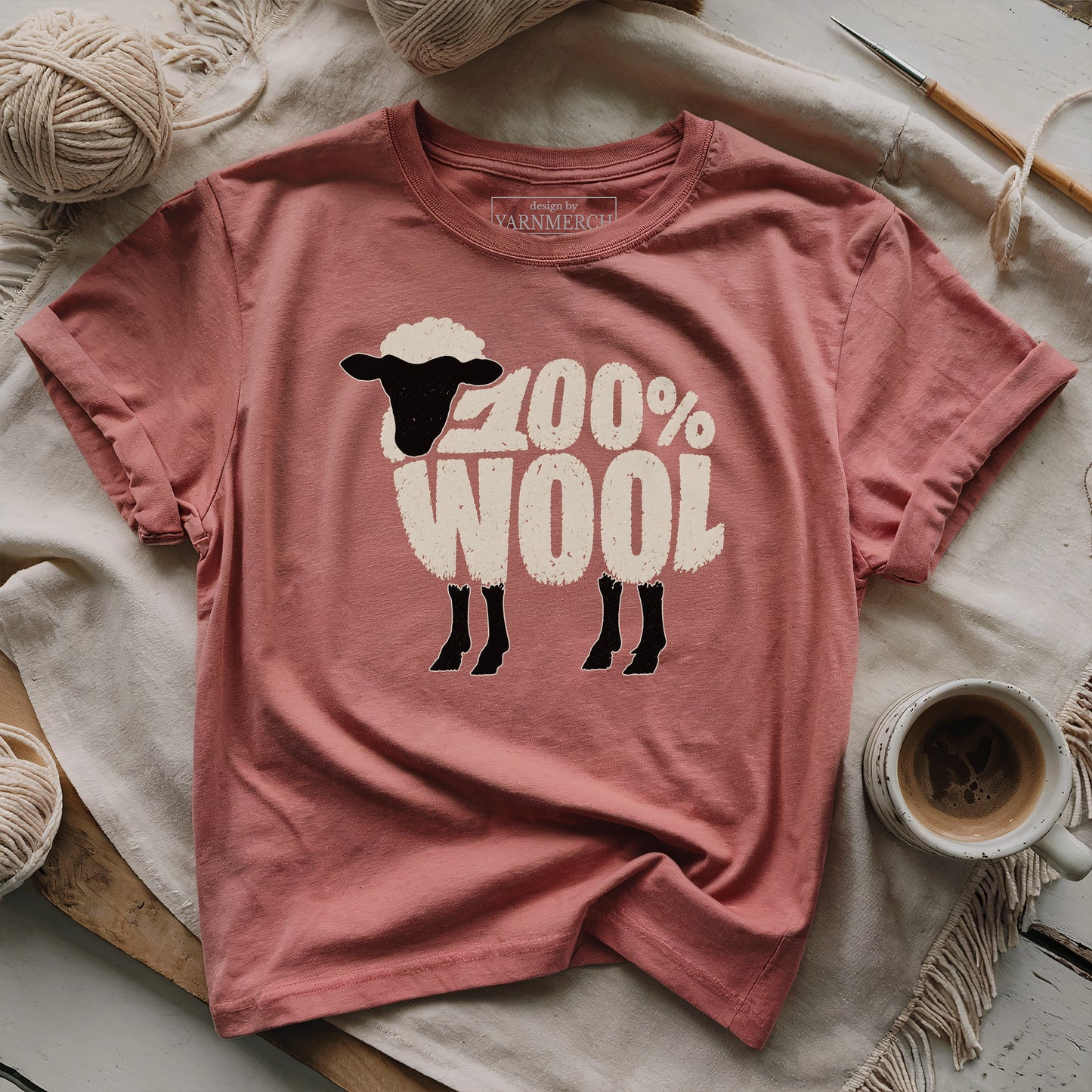 100% Wool T-shirt