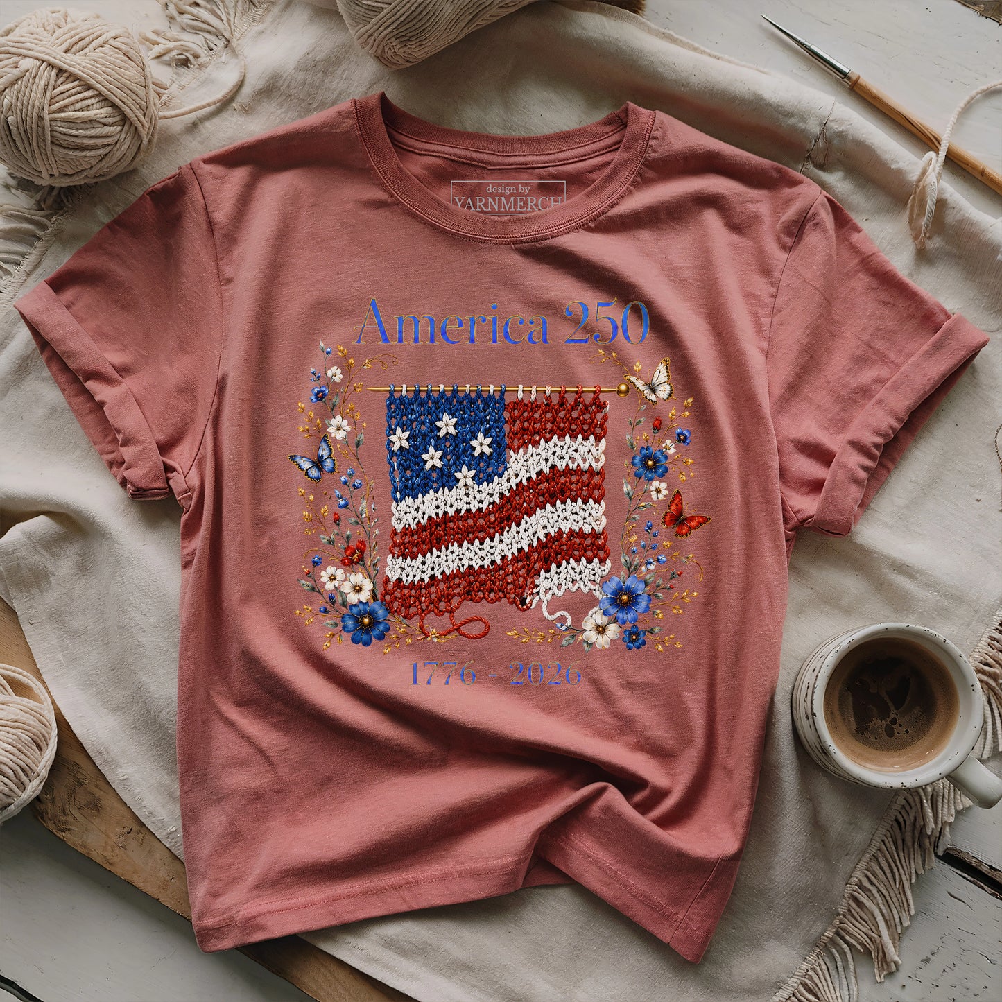 America Flower 250 T-shirt