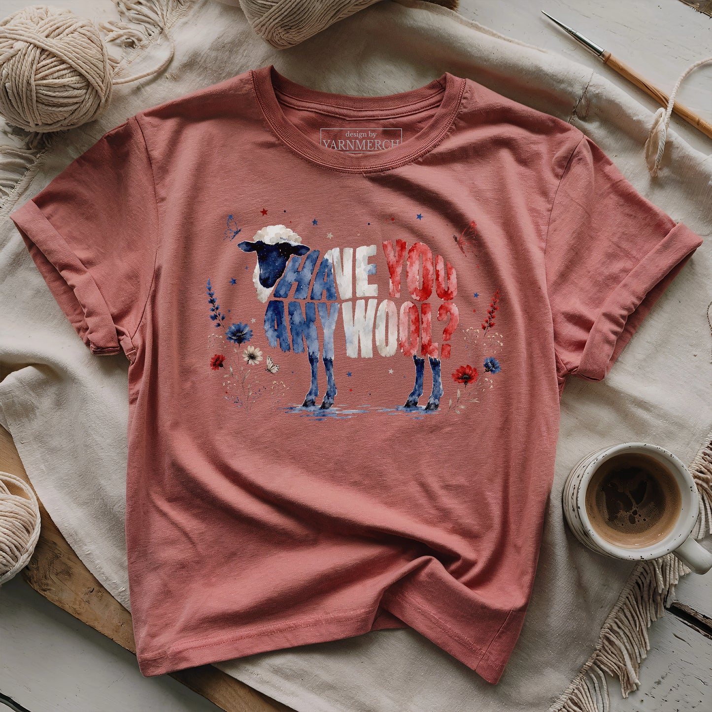 America & Wool T-shirt