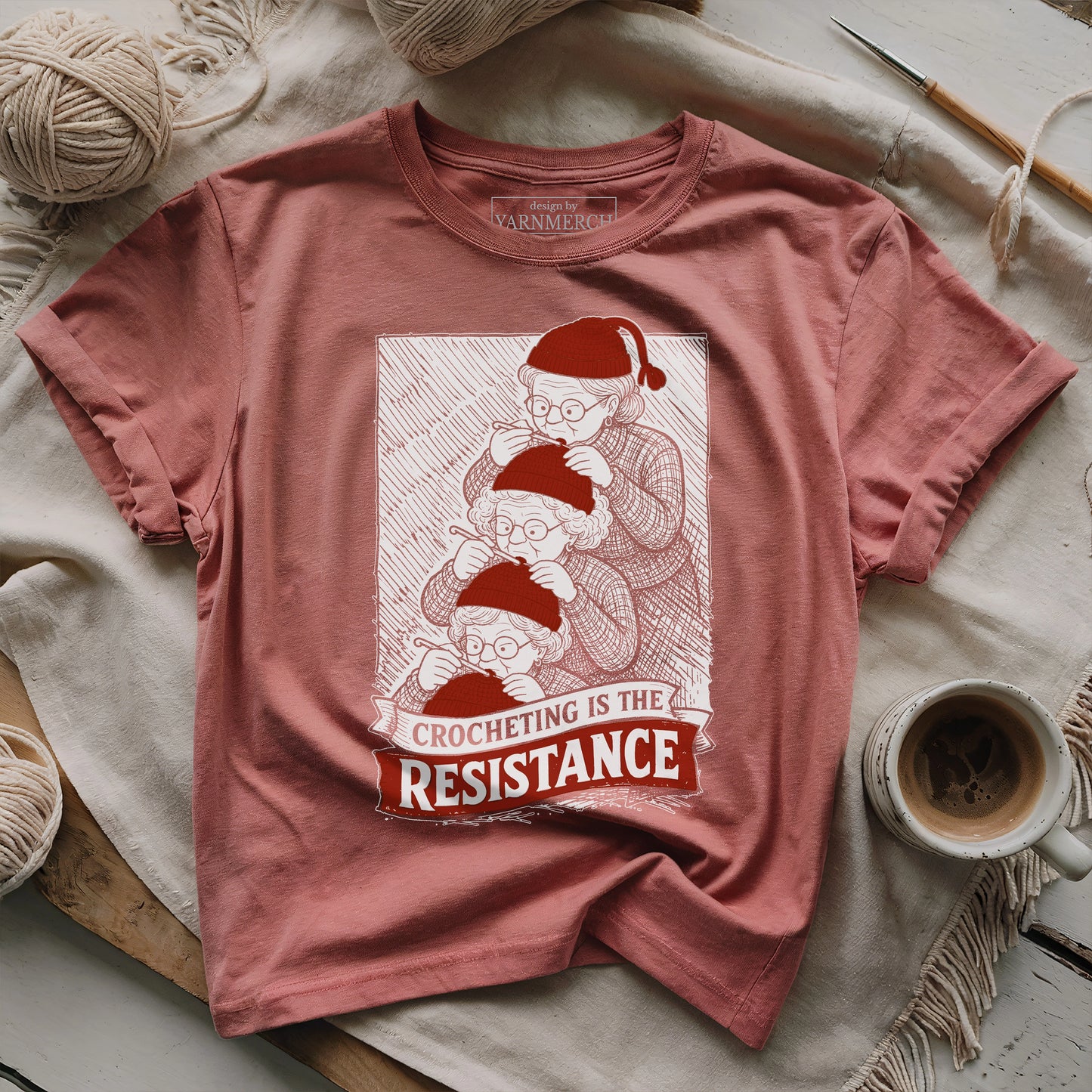 Crocheting Is Resisting T-shirt