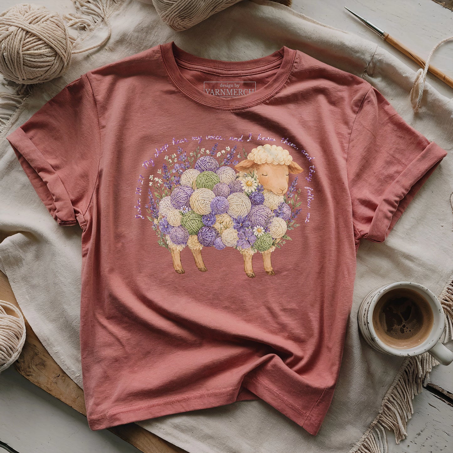 Faithful Yarn Sheep T-shirt