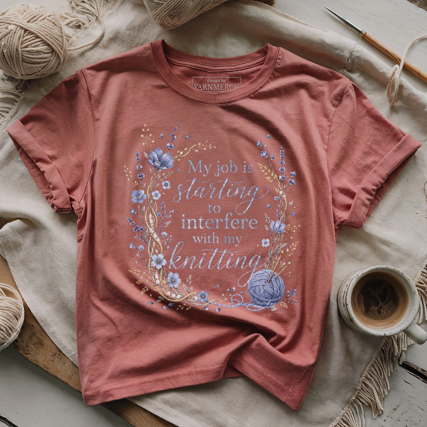 Interfere With My Knitting T-shirt
