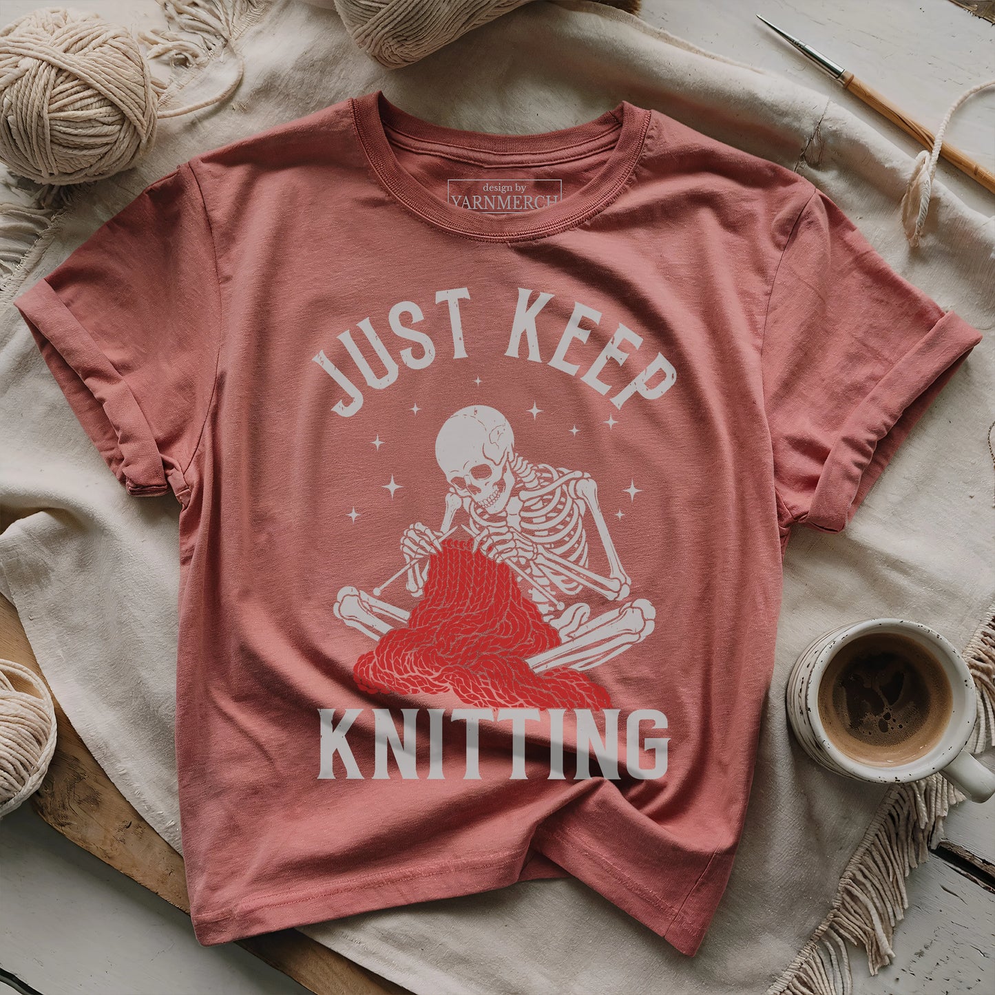 Just Keep Knitting T-shirt