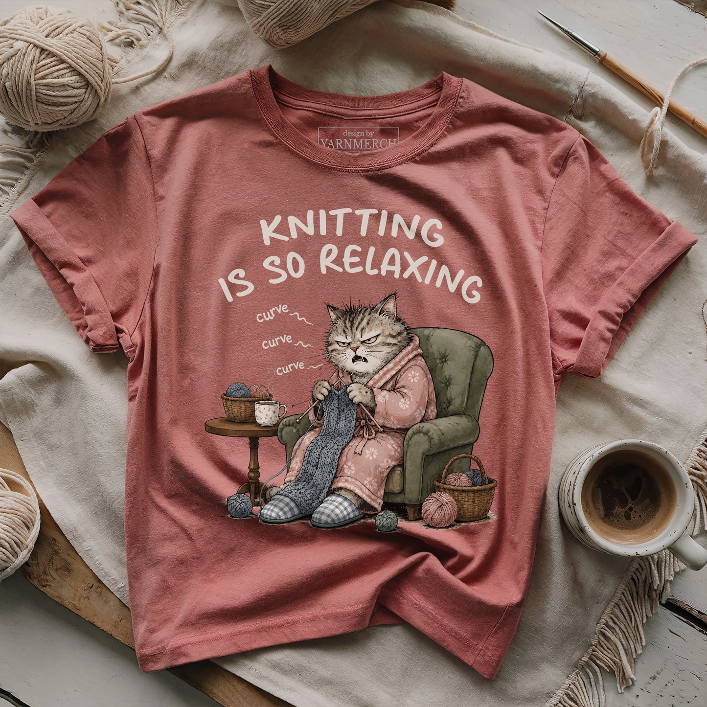 Knitting Is SO Relaxing T-shirt