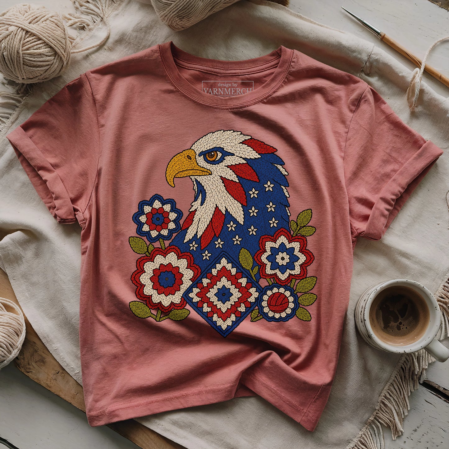 Liberty Stitch Eagle T-shirt