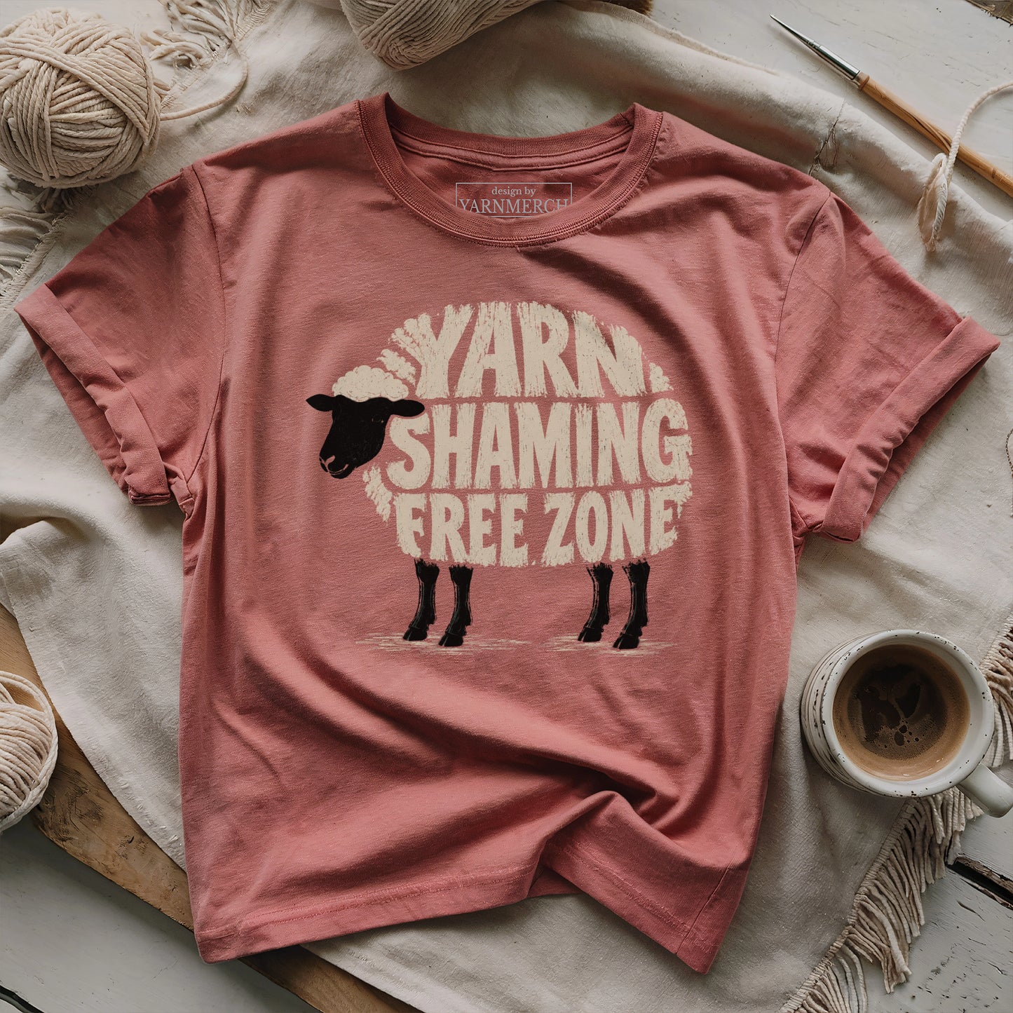 Yarn Shaming Free Zone T-shirt