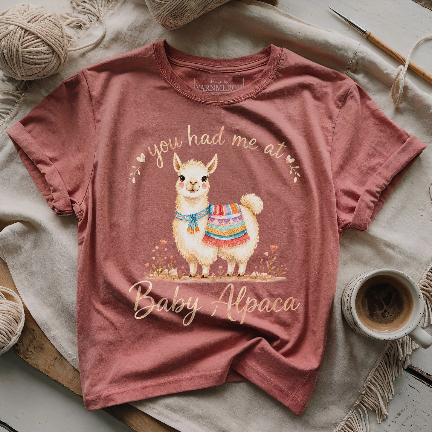 You Had Me At Baby Alpaca T-shirt