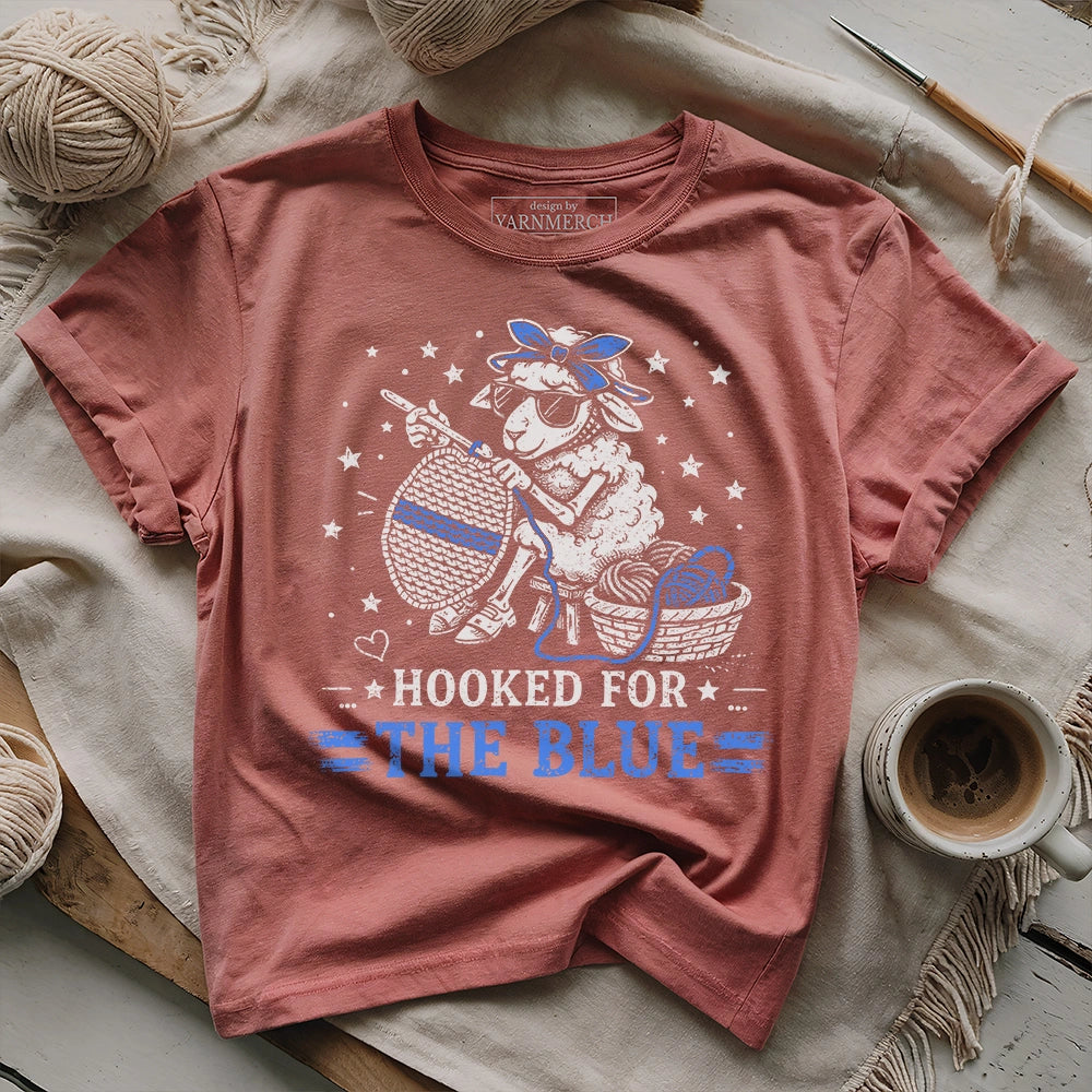 Hook For The Blue T-shirt