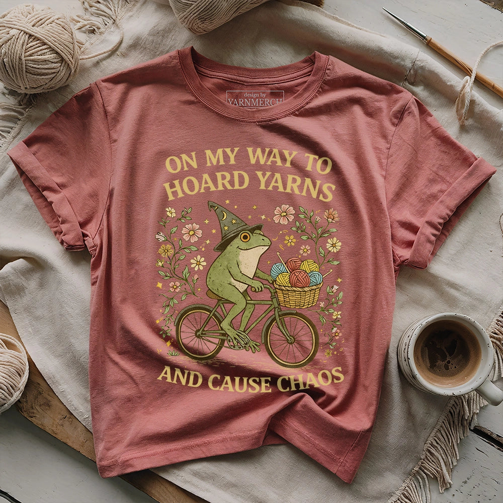 Hooker On Way To Hoard Yarns T-shirt