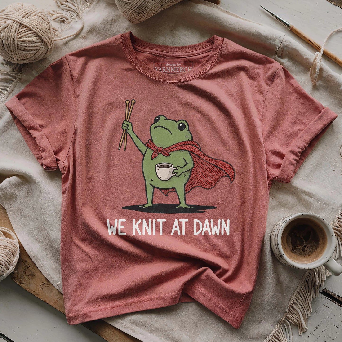 We Knit At Dawn T-shirt