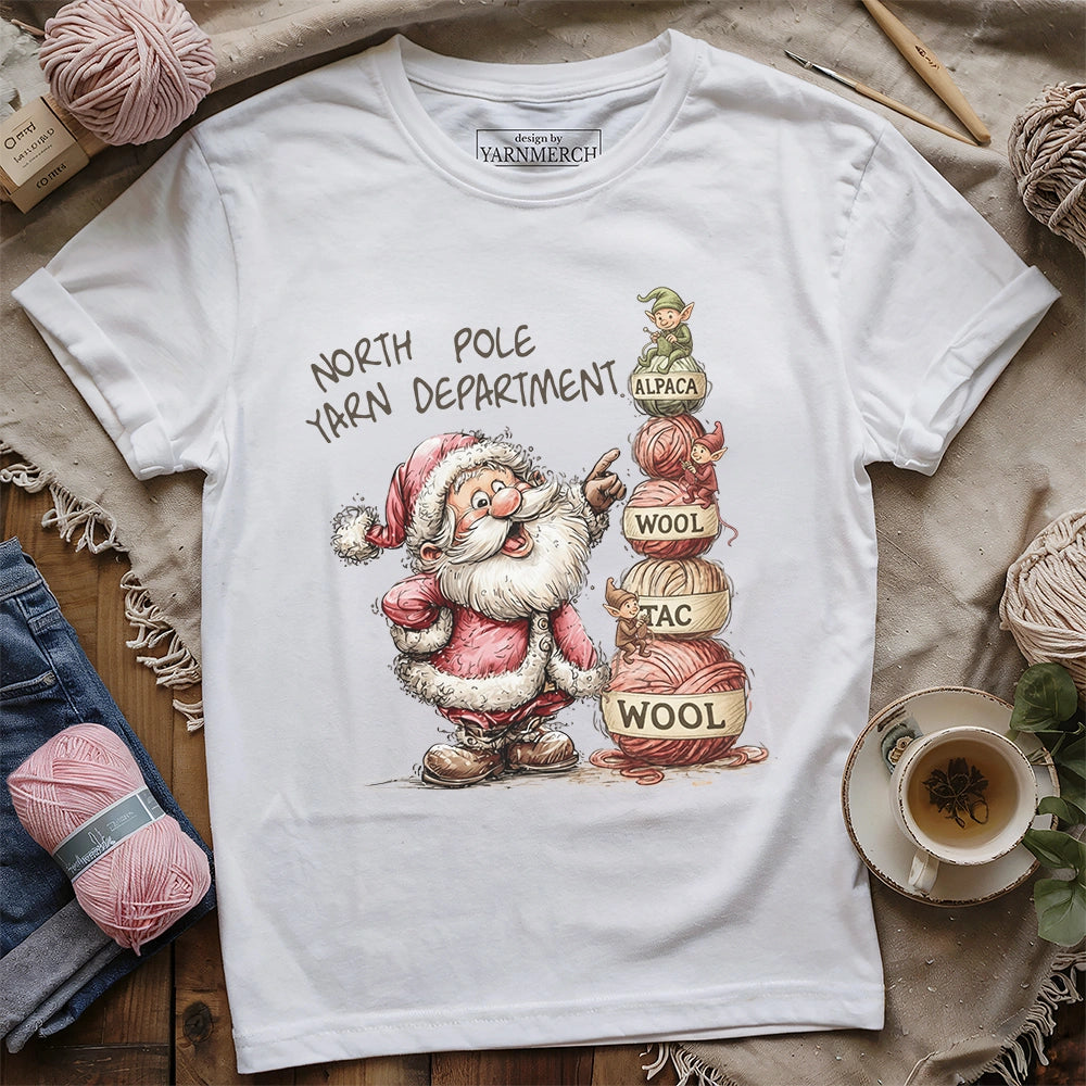 North Pole Yarn Department T-shirt