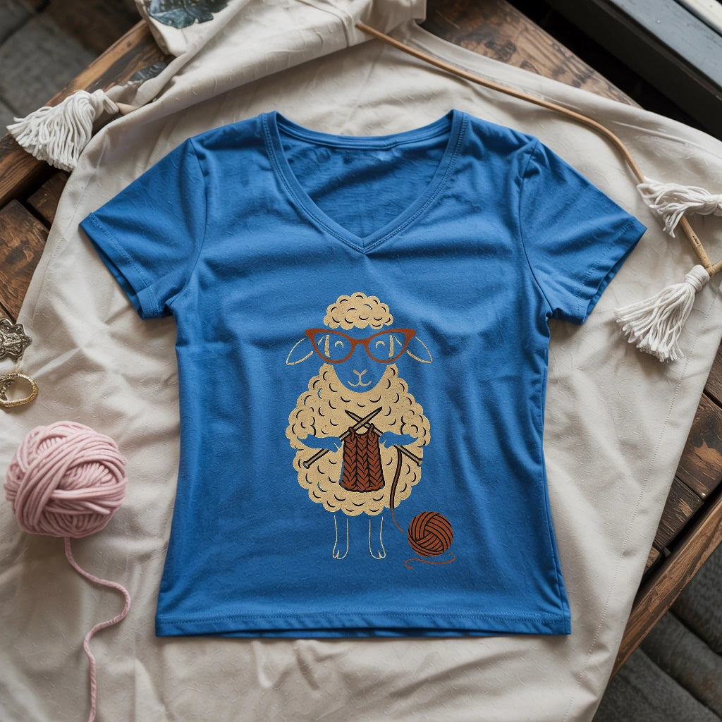 Knit Happens Lady V-neck