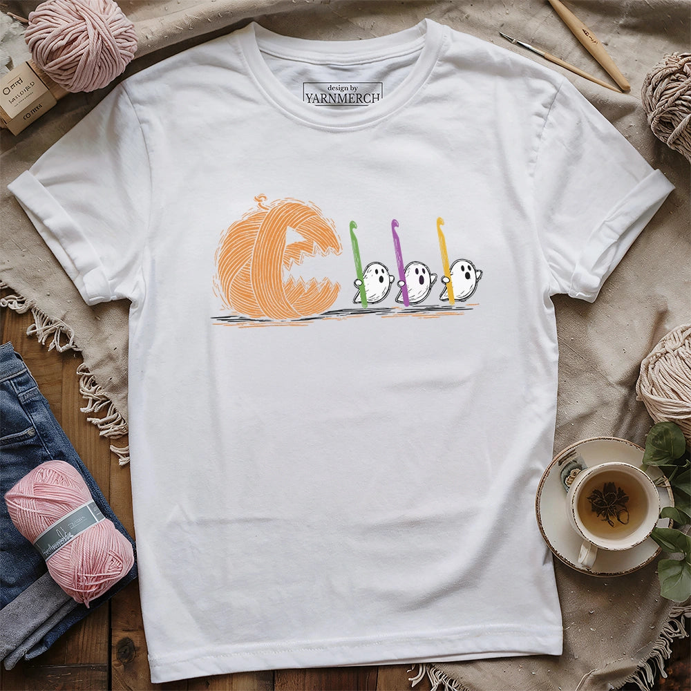 Spooky Yarn Muncher T-shirt