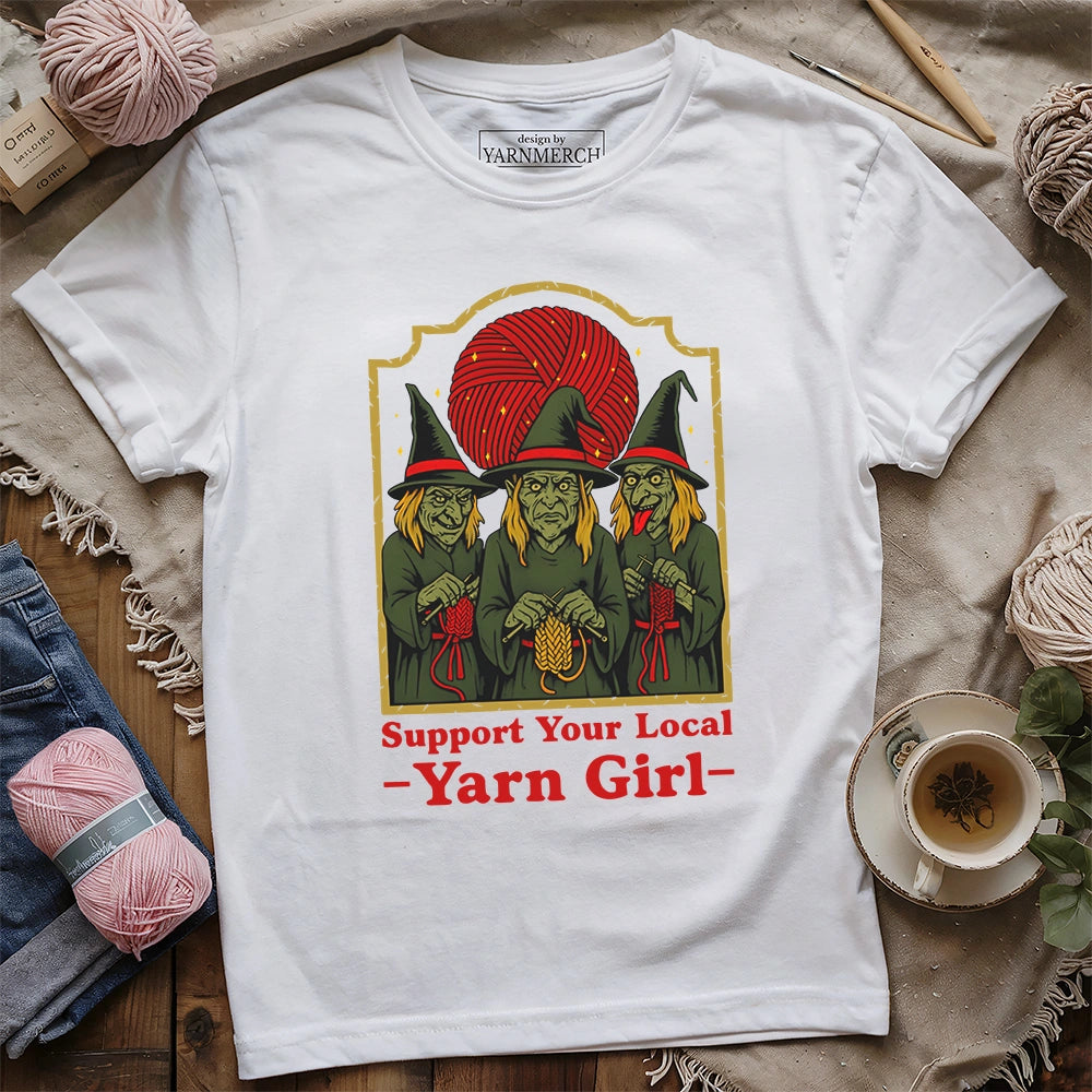 Support Local Yarn Girl T-shirt