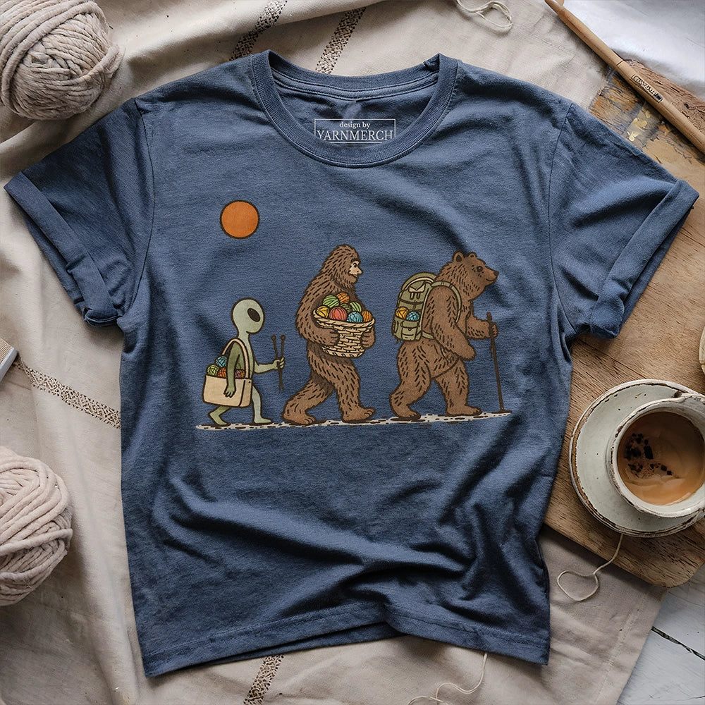 We've Gone Knitting T-shirt