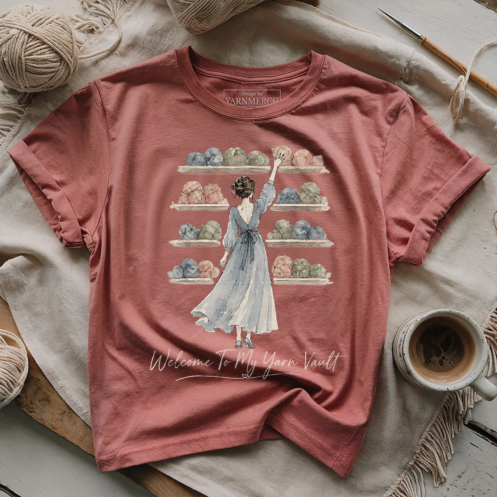 Welcome To My Yarn Vault T-shirt