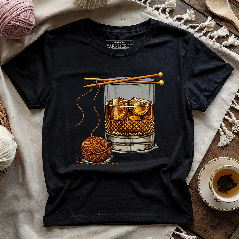 Whiskey And Yarn T-shirt