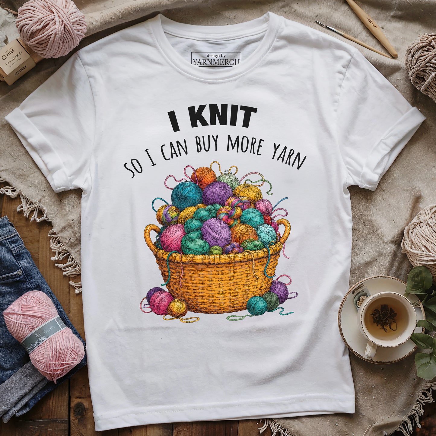 Knit To Buy More Yarn T-shirt