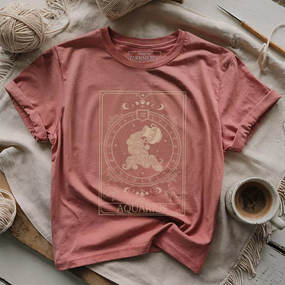 Aquarius Yarn Tarot T-shirt