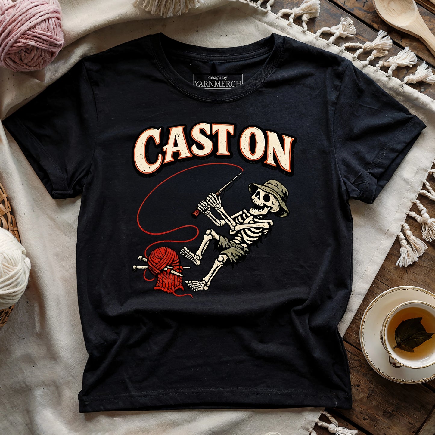 No Rest, Just Cast On T-shirt