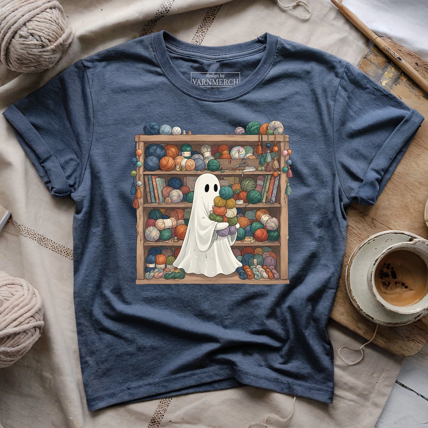 Haunted Yarn Stash T-shirt