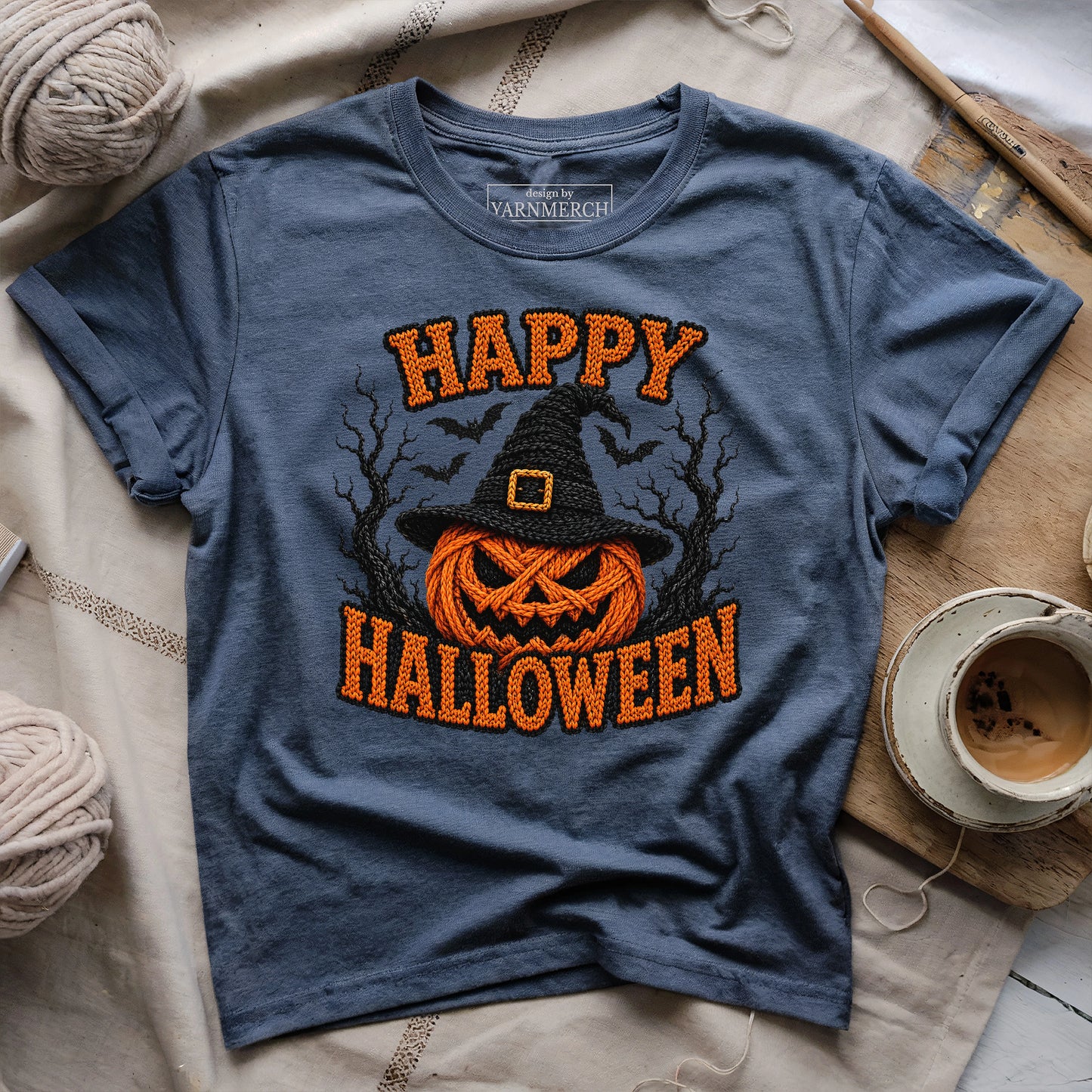 Knitted Pumpkin T-shirt
