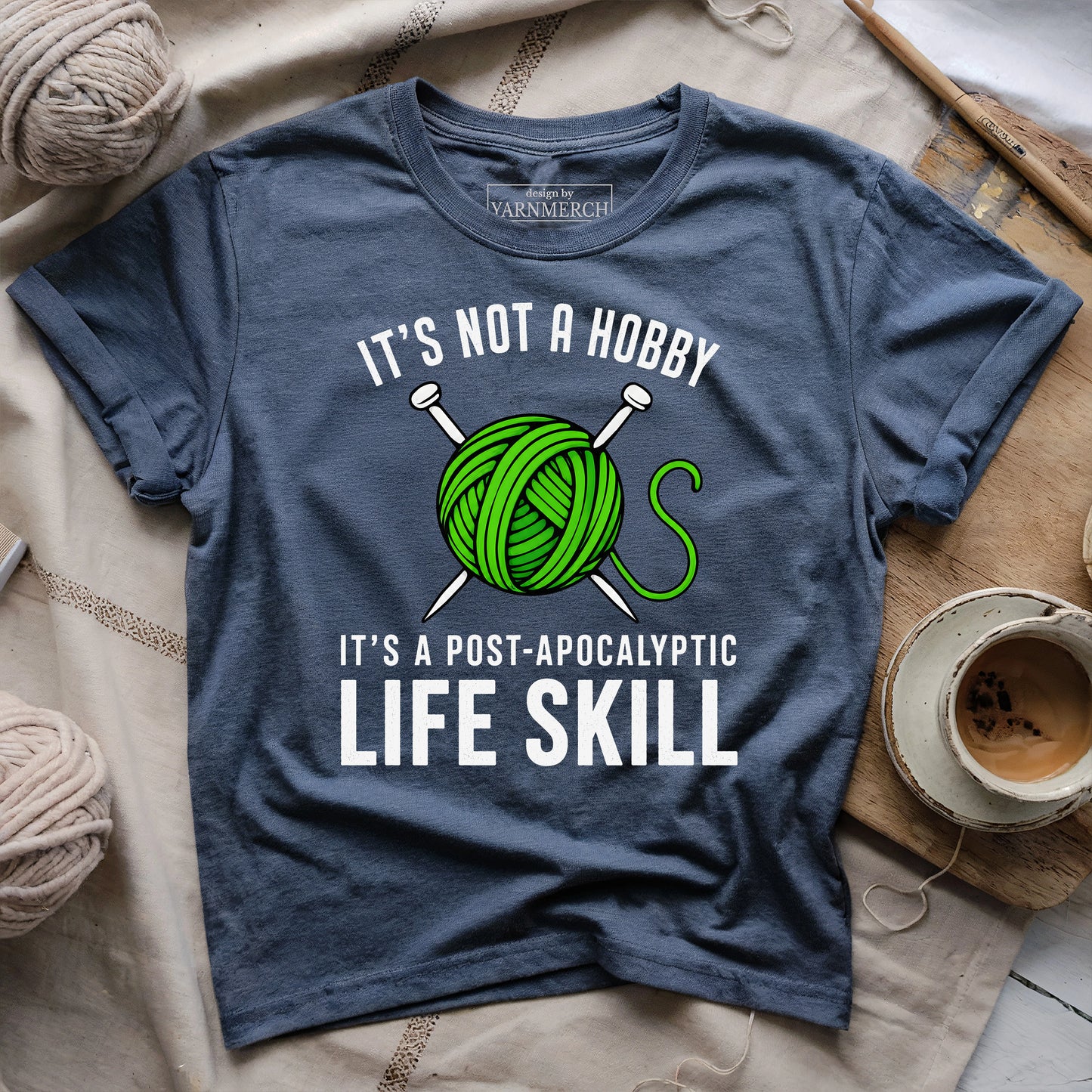 Knitting Survival Skill T-shirt