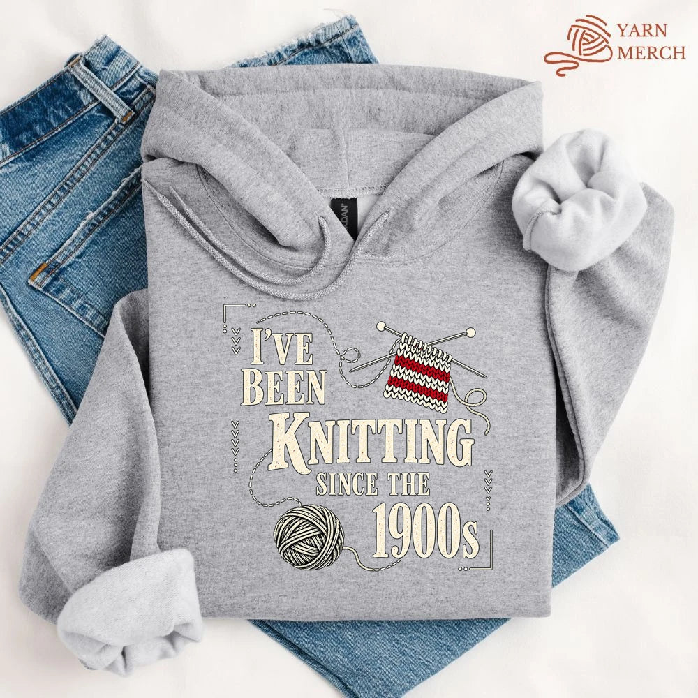 Knitting Since the 1900s Hoodie