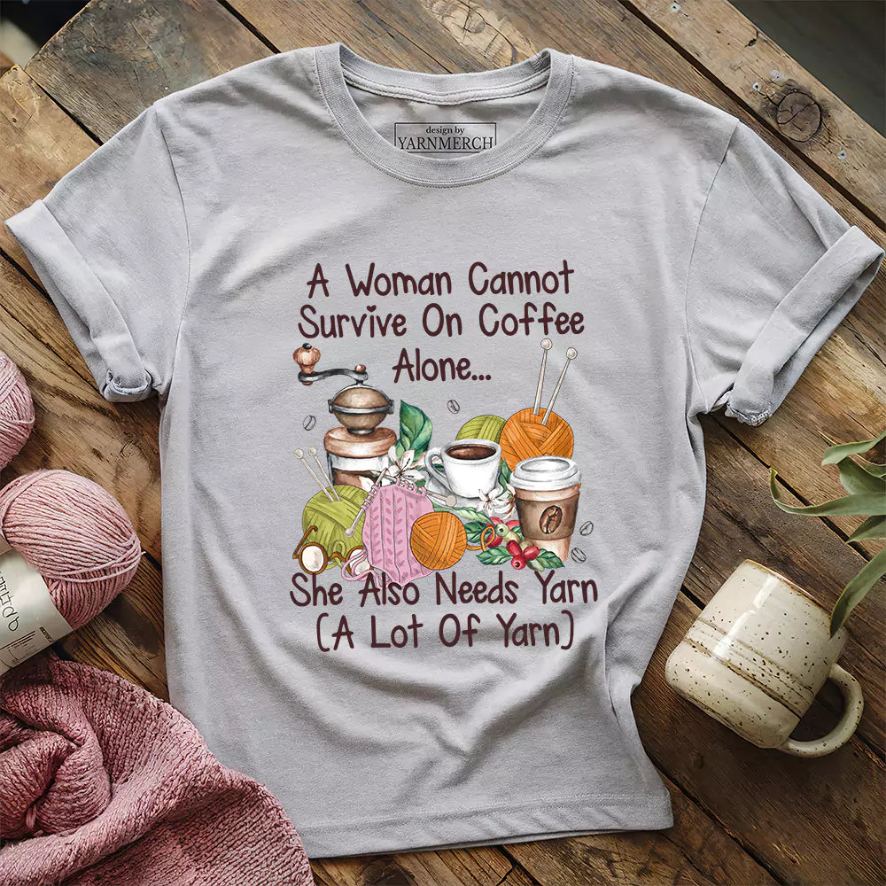 Coffee & Yarn Lover T-shirt