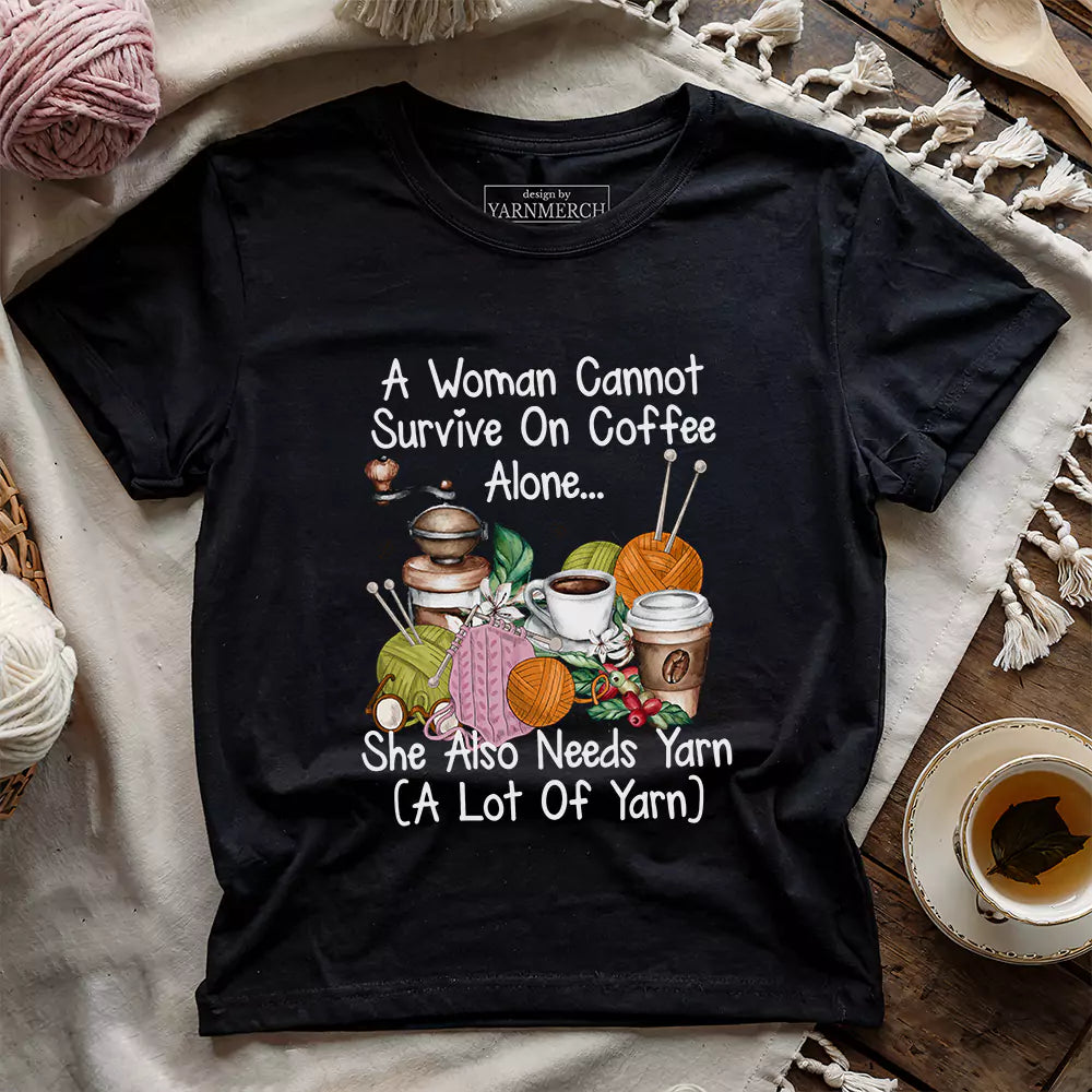 Coffee & Yarn Lover T-shirt