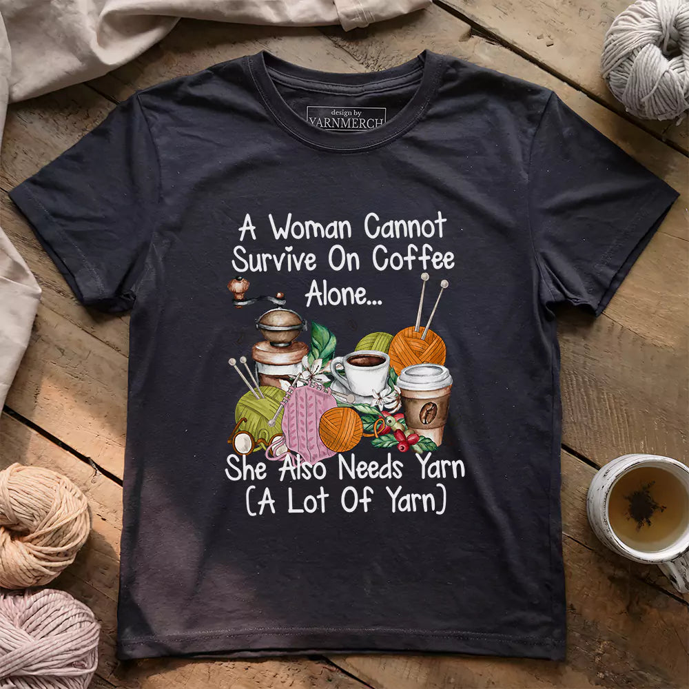 Coffee & Yarn Lover T-shirt