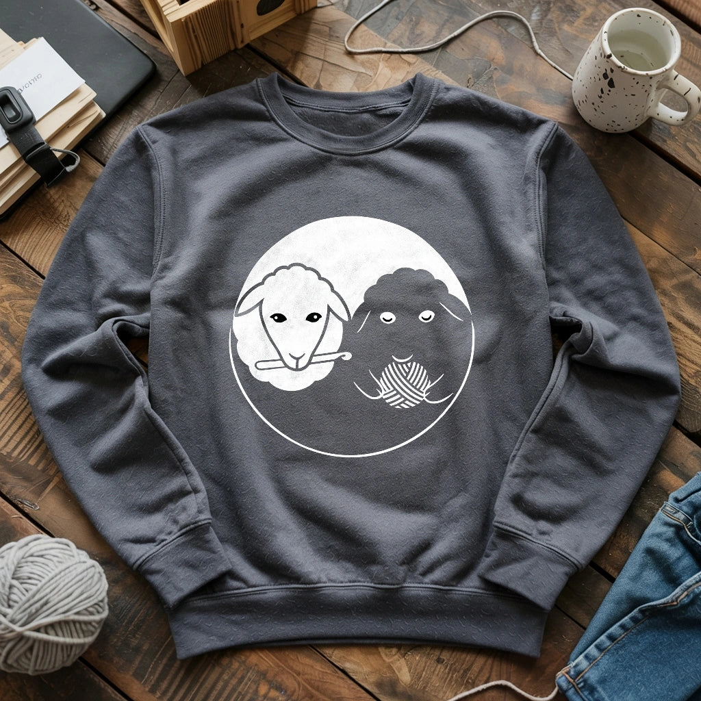 Black & White Sheeps Sweatshirt