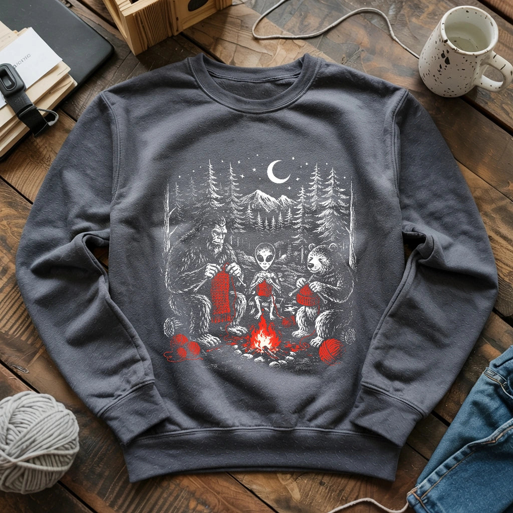 Campfire Vintage Knitting Sweatshirt