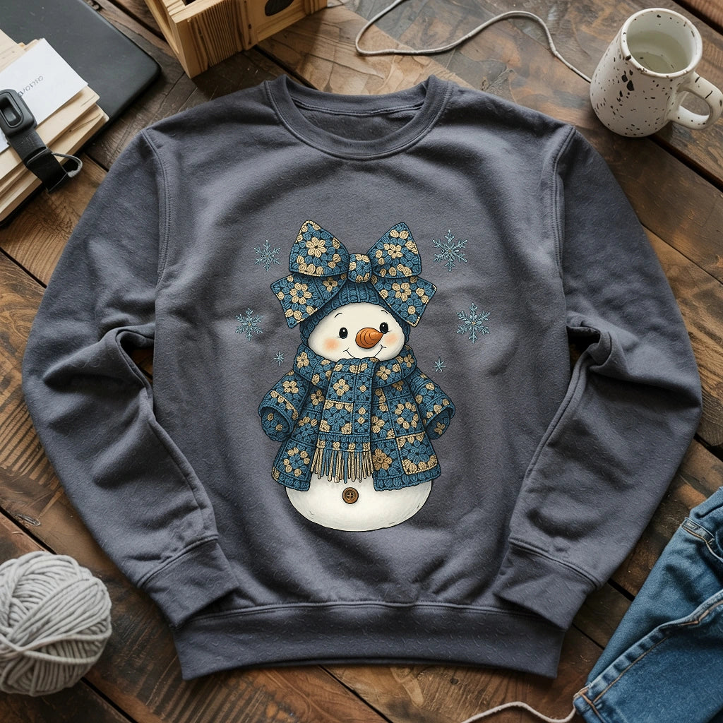 Snowman Crocheter Sweatshirt