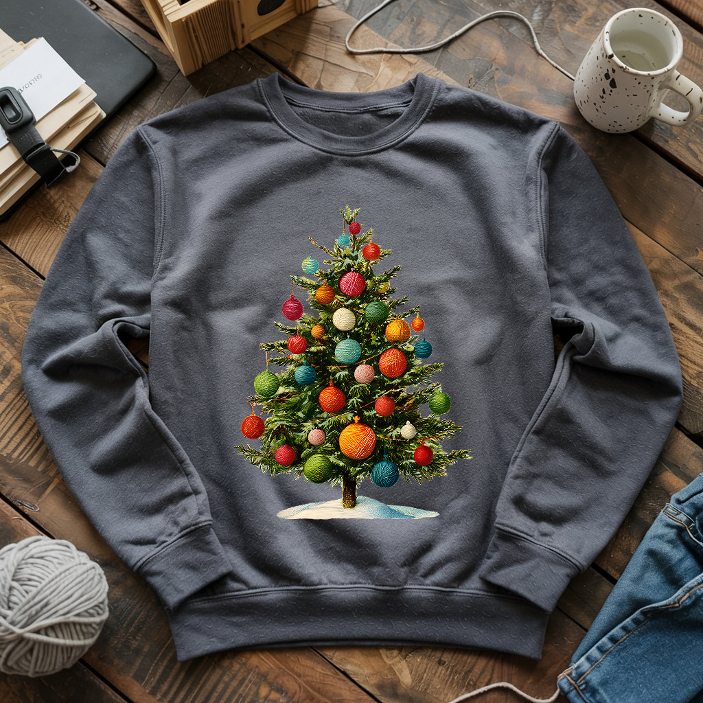 Yarn Christmas Tree Sweatshirt