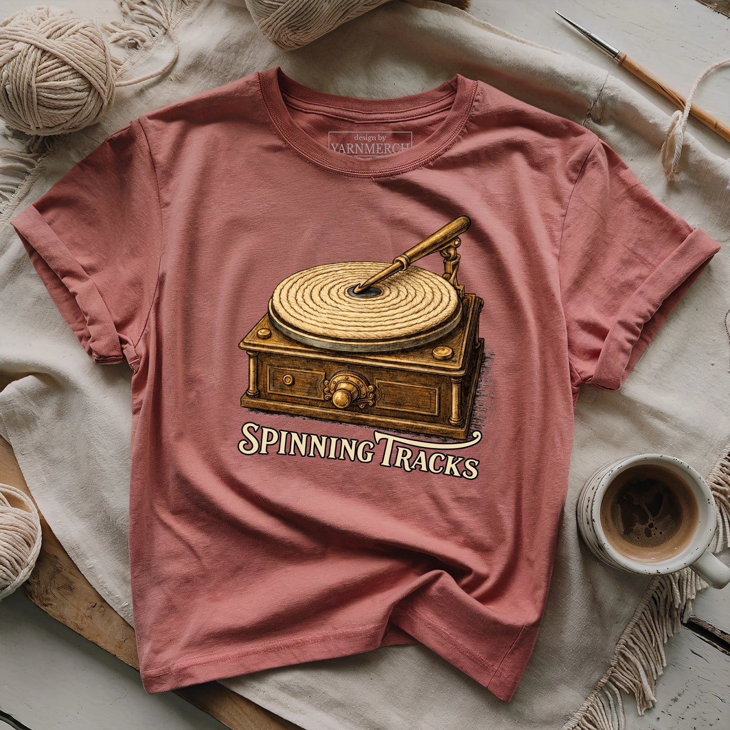 Spinning Tracks T-shirt