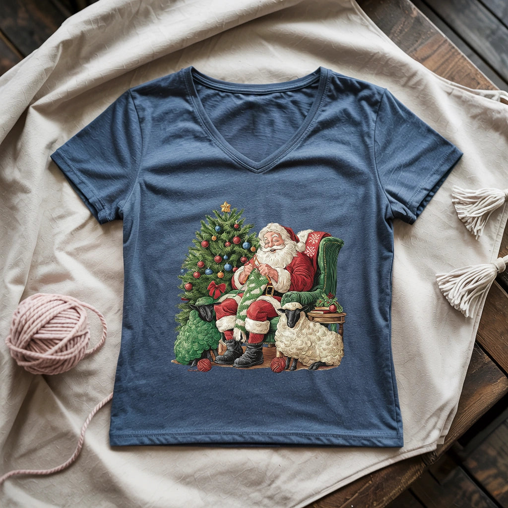 Santa Yarn Lady V-neck