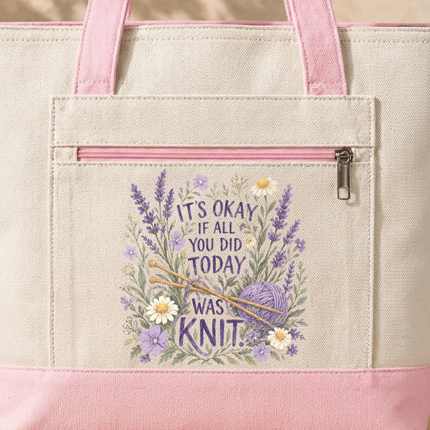 If All You Did Was Knit Tote