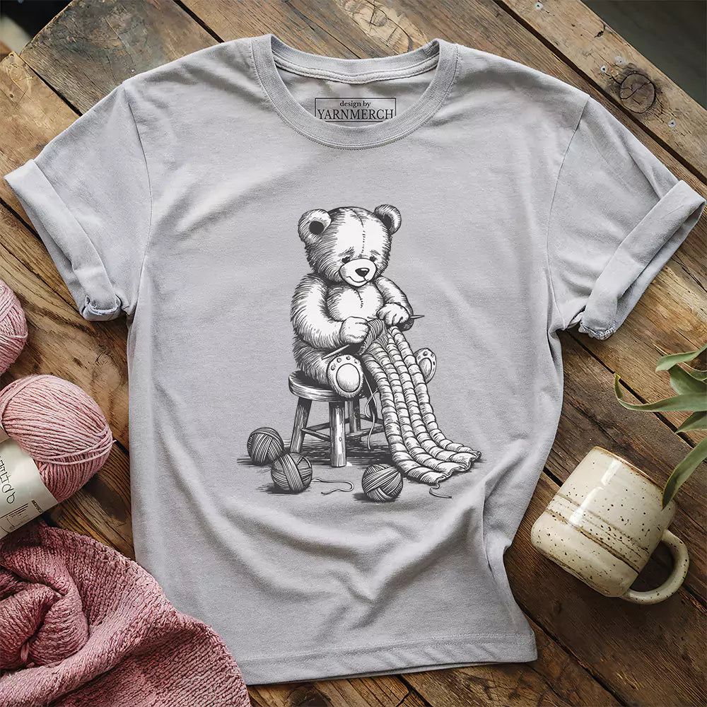 Knitting Bear T-shirt