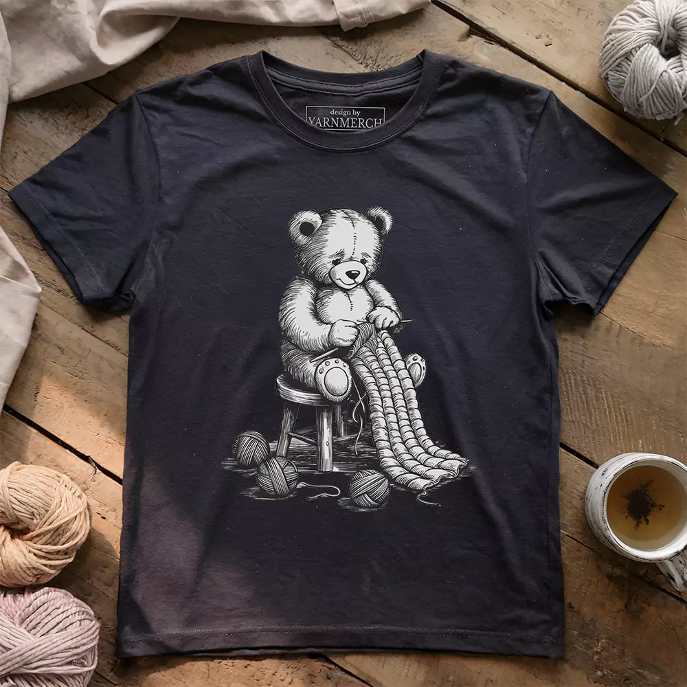 Knitting Bear T-shirt