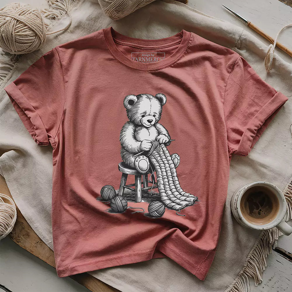 Knitting Bear T-shirt