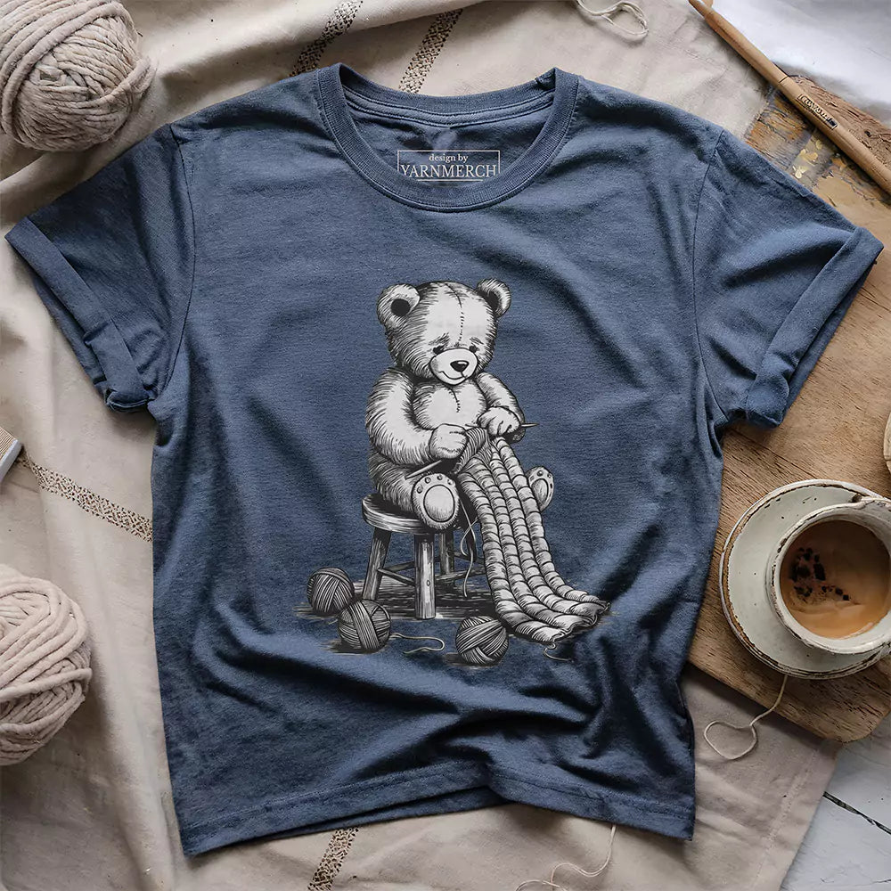 Knitting Bear T-shirt